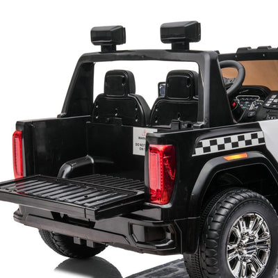 24V GMC Sierra Denali 2 Seater Police Ride-On Truck