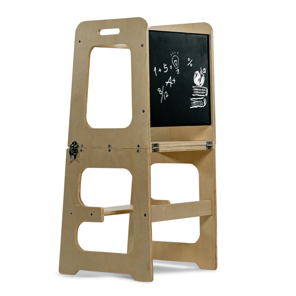 4 in 1 Kitchen Tower, Desk, Step Stool and Chalkboard