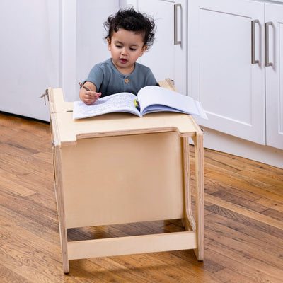 4 in 1 Kitchen Tower, Desk, Step Stool and Chalkboard