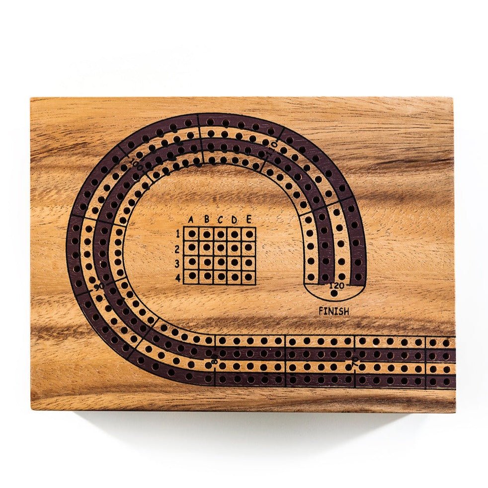 4 Track Cribbage Board