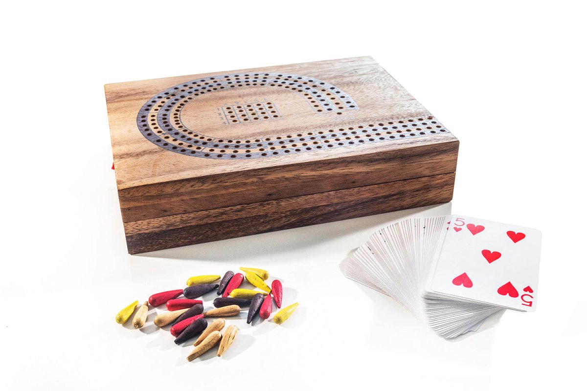 4 Track Cribbage Board