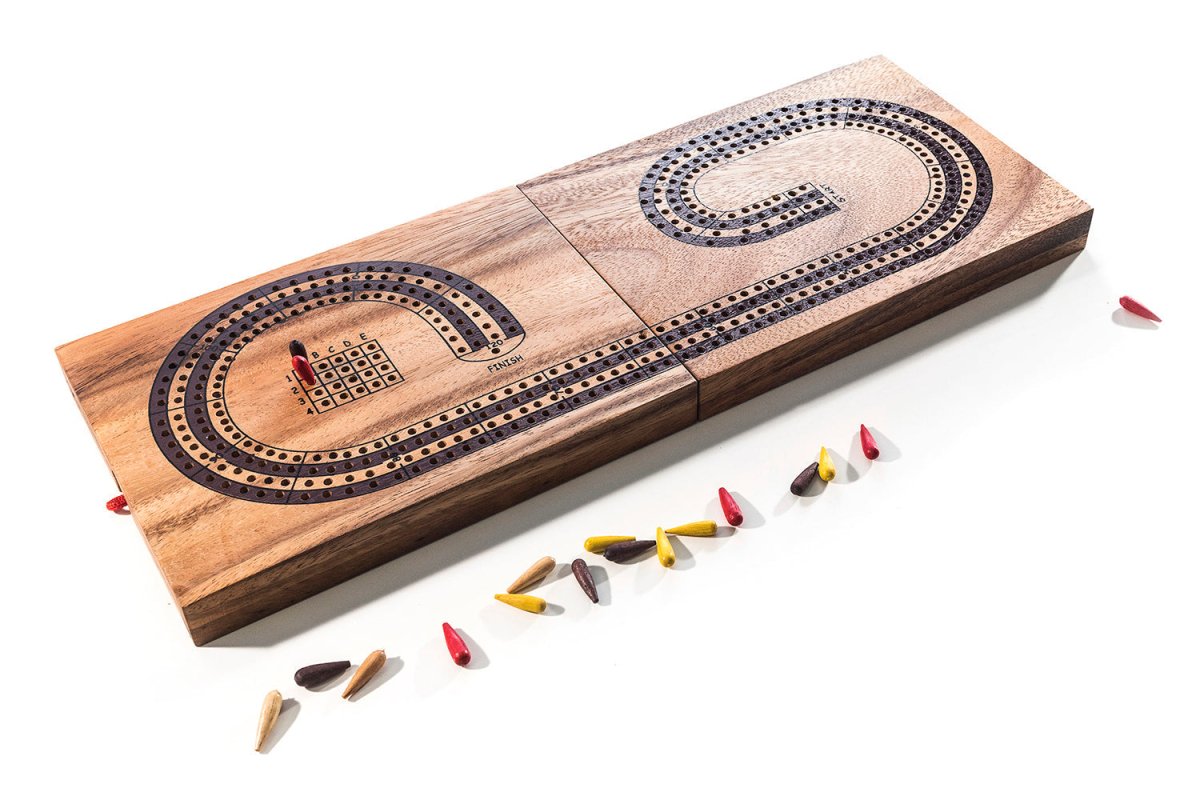 4 Track Cribbage Board