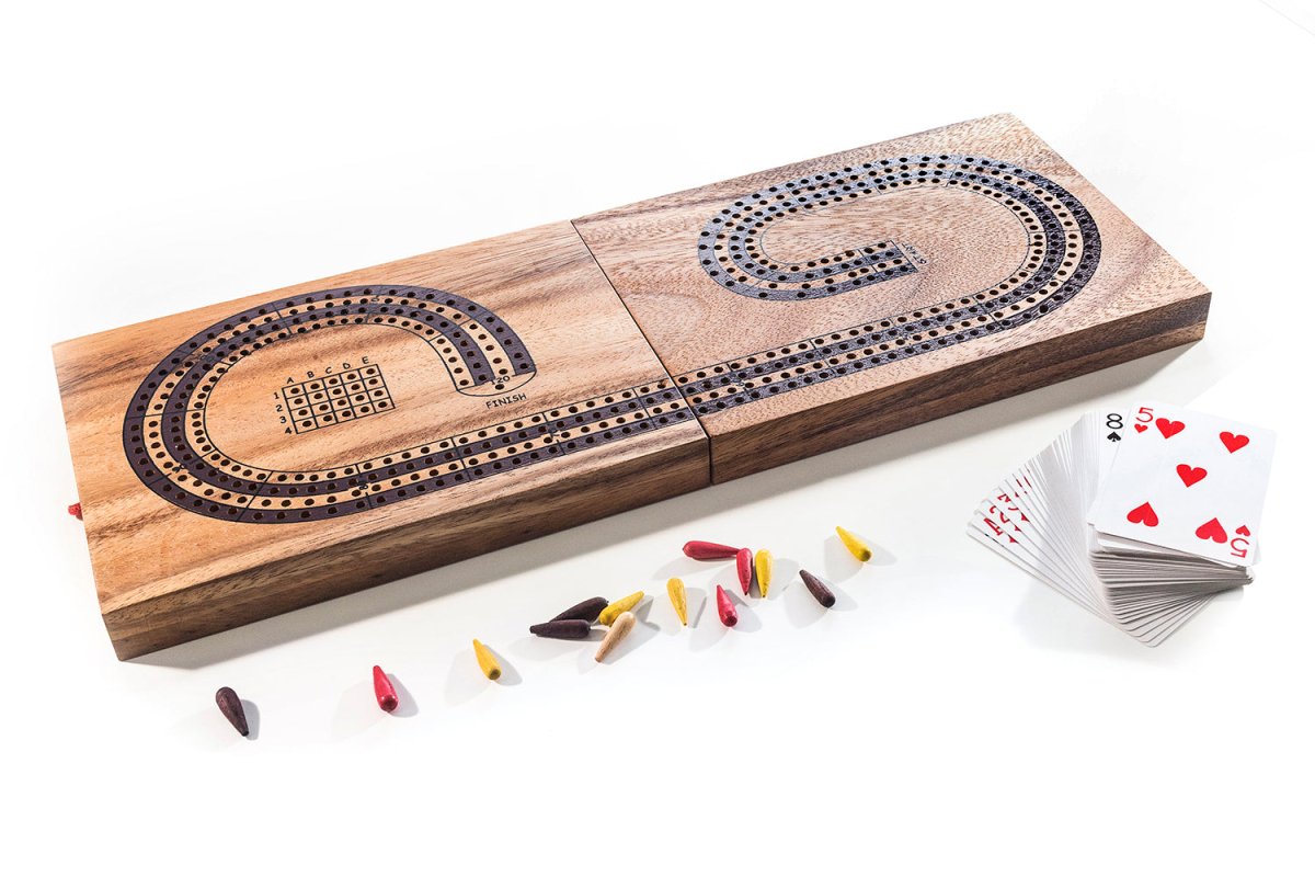 4 Track Cribbage Board