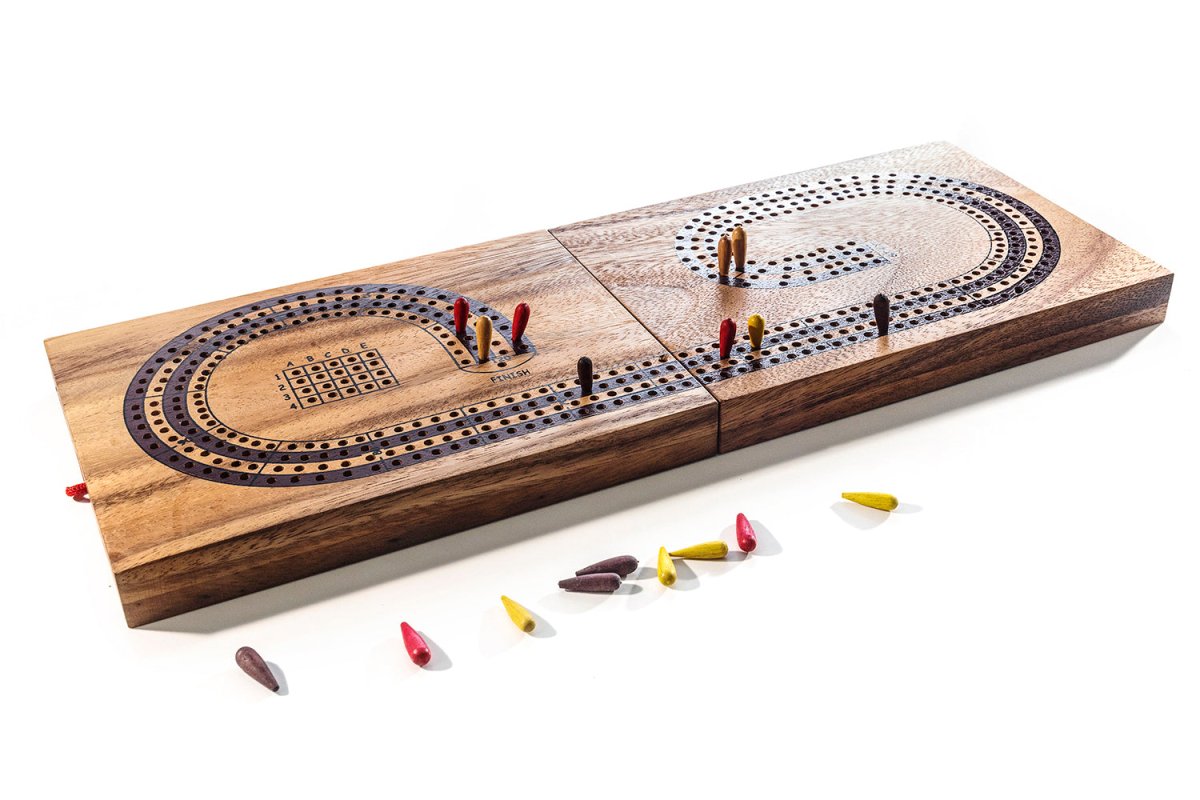 4 Track Cribbage Board