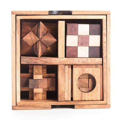 5 Mechanical Puzzle Set - Puzzle Gift Box For Adults