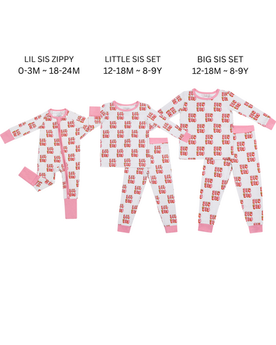 Bamboo Zip Romper - Lil Sis