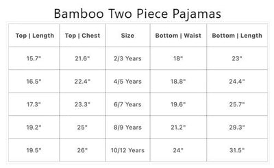 Bamboo Two Piece Pajama - Faded Brown Checkerboard