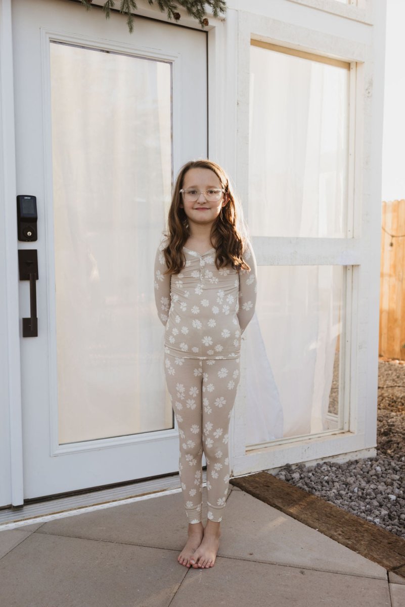 Bamboo Two Piece Pajamas - Lazy Daisy