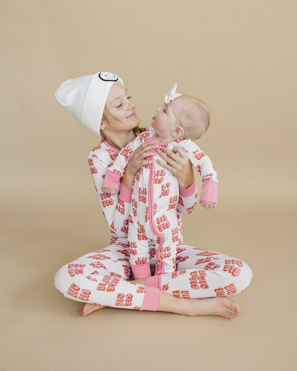 Bamboo Zip Romper - Lil Sis