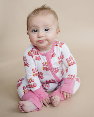 Bamboo Zip Romper - Lil Sis