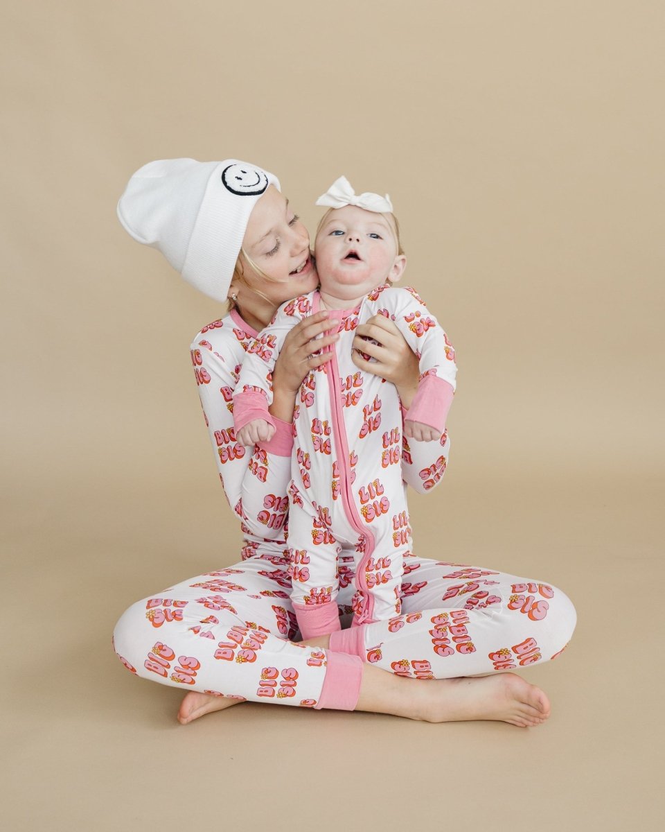 Bamboo Zip Romper - Lil Sis