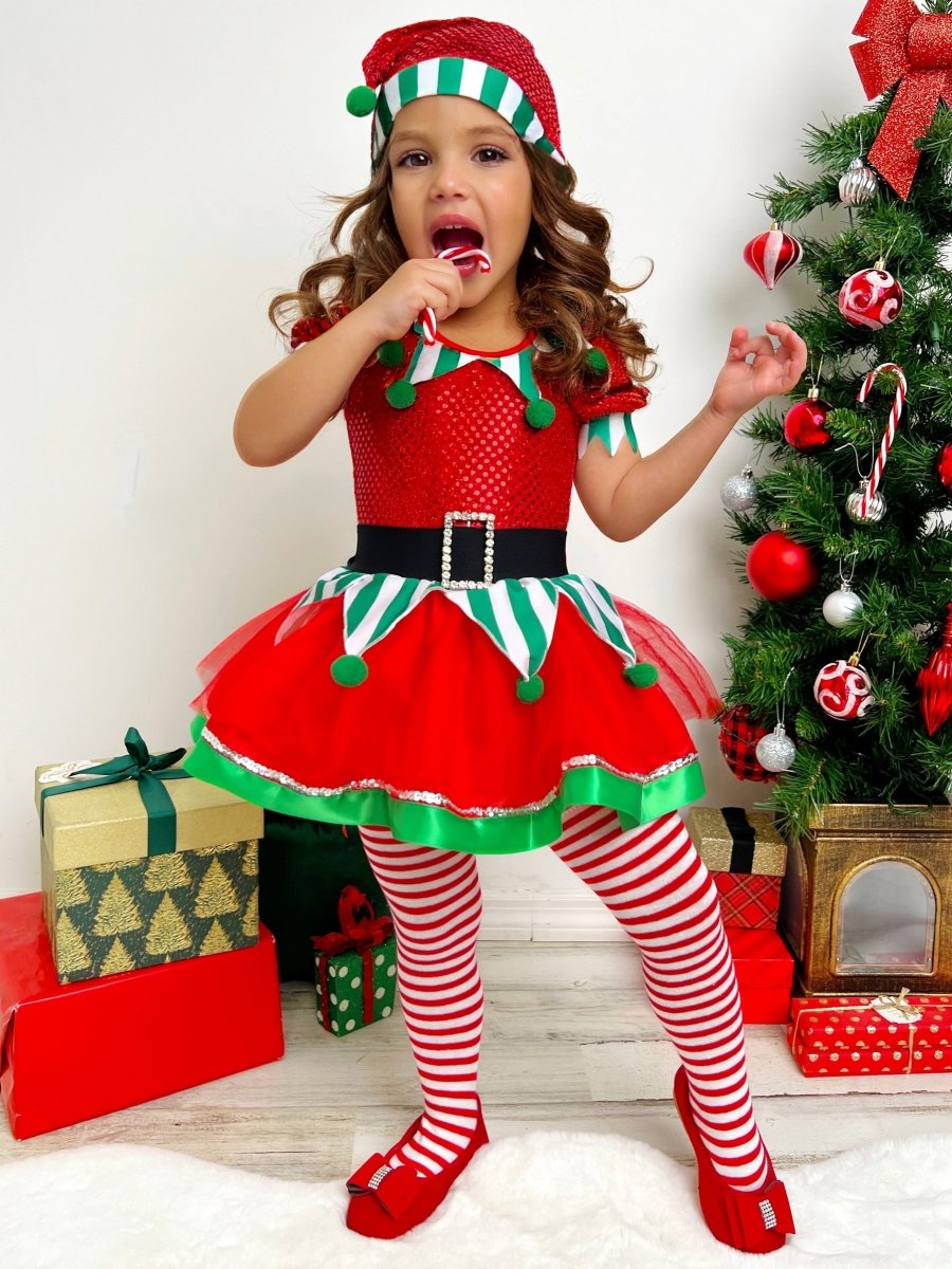 Holiday Sparkle Tutu Dress