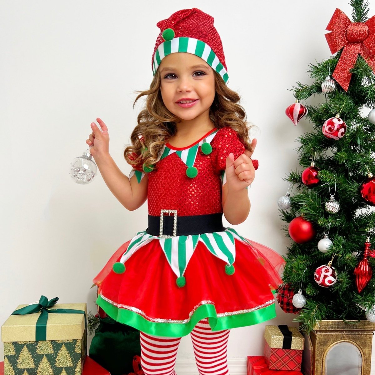 Holiday Sparkle Tutu Dress