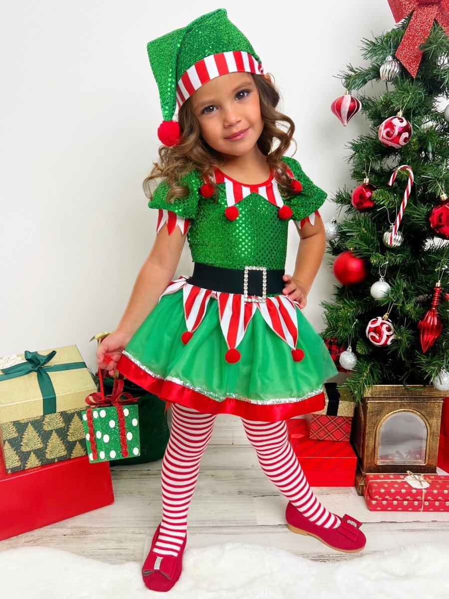 Holiday Sparkle Tutu Dress