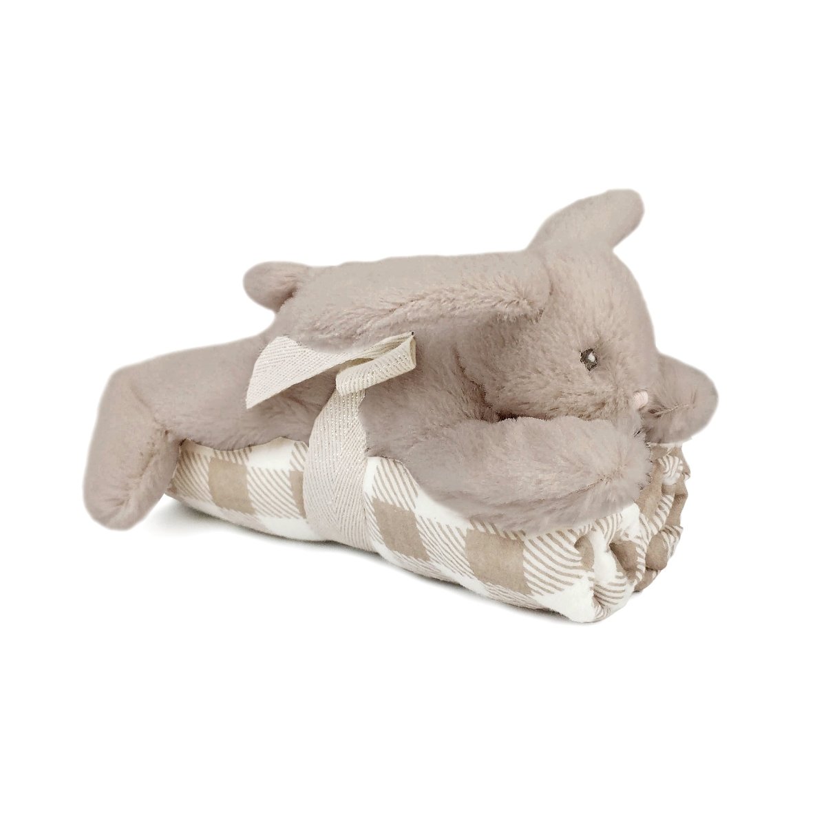 Blankie and Bunny - Taupe Gift Set