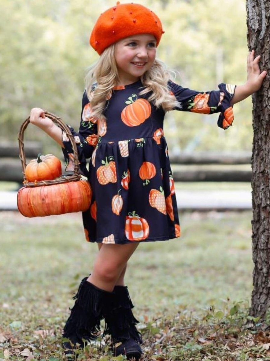 Blessed and Pumpkin Obsessed Dress