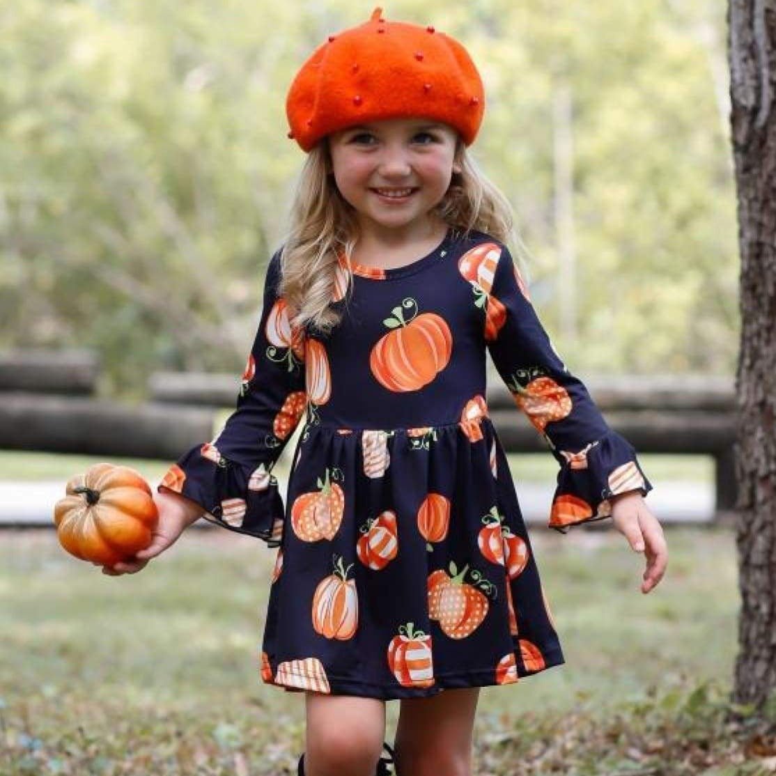 Kids Pumpkin Dress