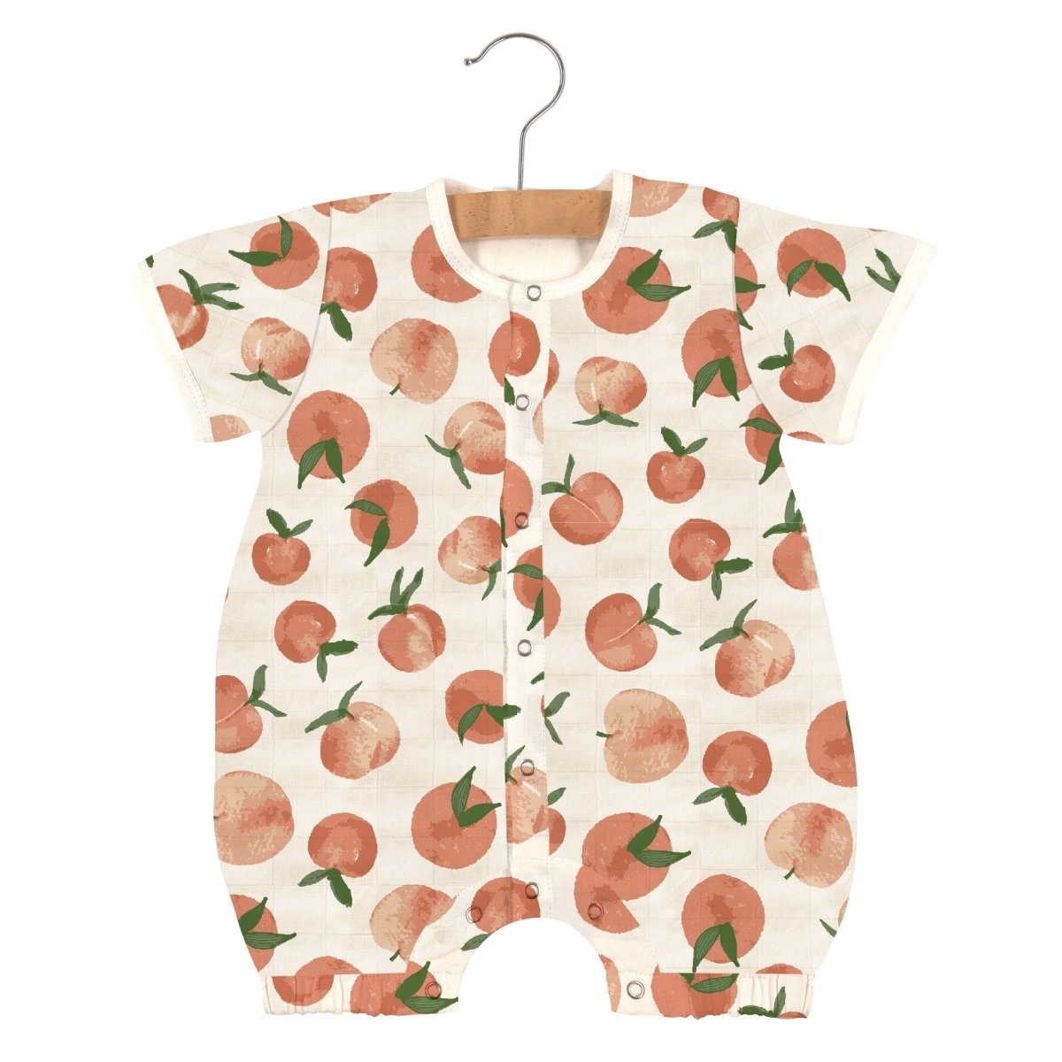 Carnelian Peaches Bamboo Newcastle Mini Romper