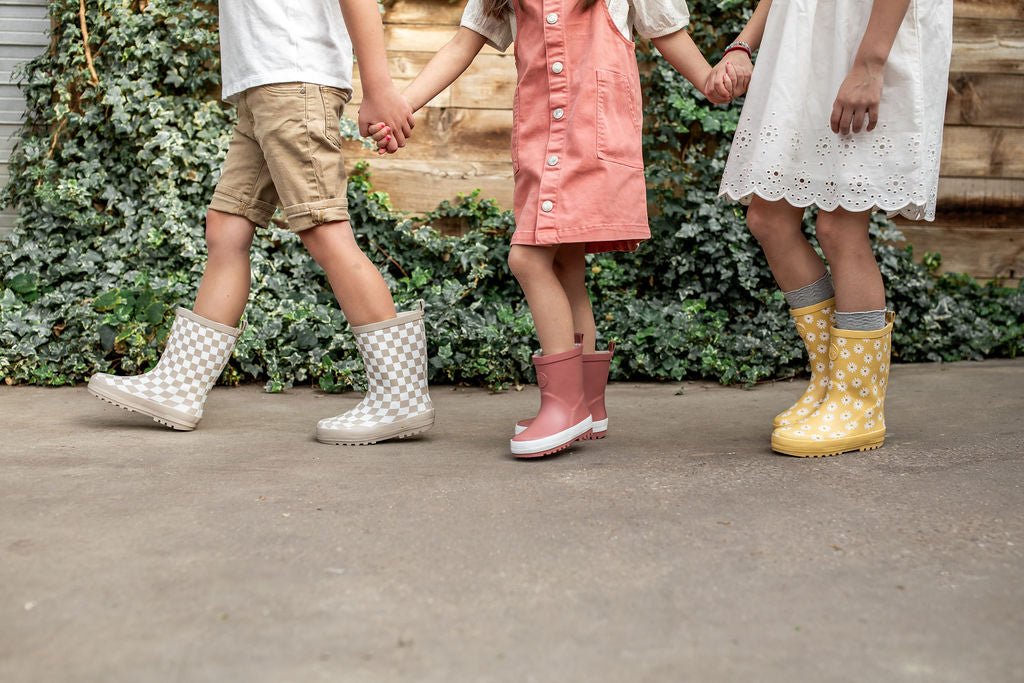 Children's Rain Boot | Checkerboard