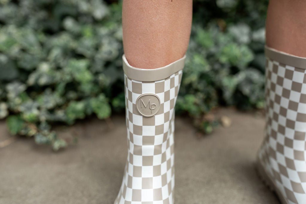 Children's Rain Boot | Checkerboard