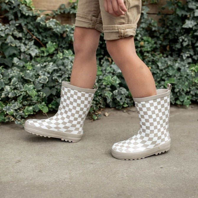 Children's Rain Boot | Checkerboard