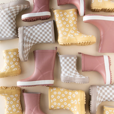 Children's Rain Boot | Checkerboard