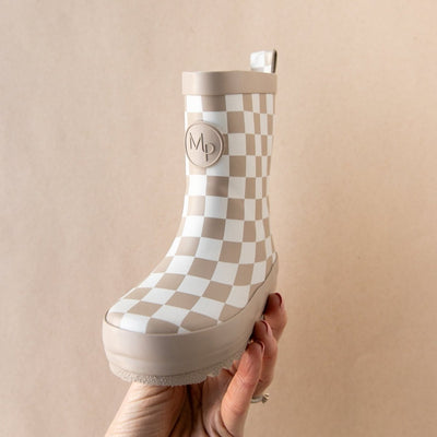 Children's Rain Boot | Checkerboard