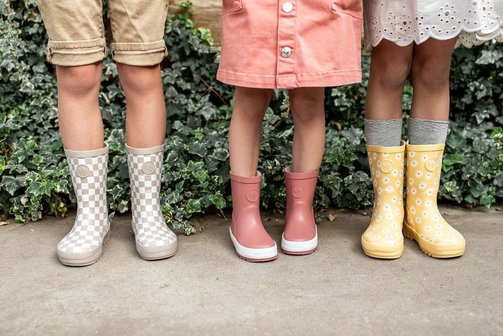 Children's Rain Boot | Checkerboard