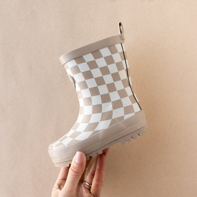 Children's Rain Boot | Checkerboard