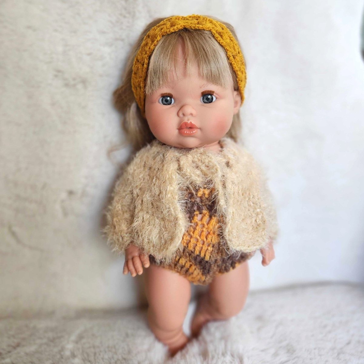 Crochet Baby Doll Winter Set