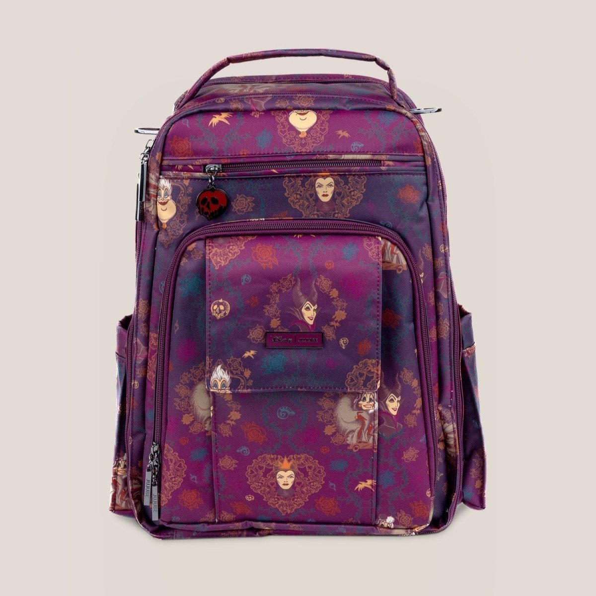 Disney Villains Be Right Back Diaper Bag Backpack — Dark Purple