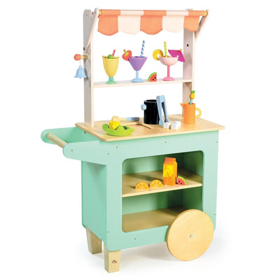 Drinks Trolley - Pretend Play - Tender Leaf Toys | Bee Like Kids