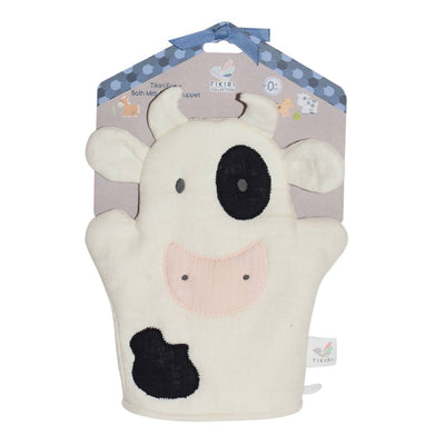 Farm Bath Mitt - Cow