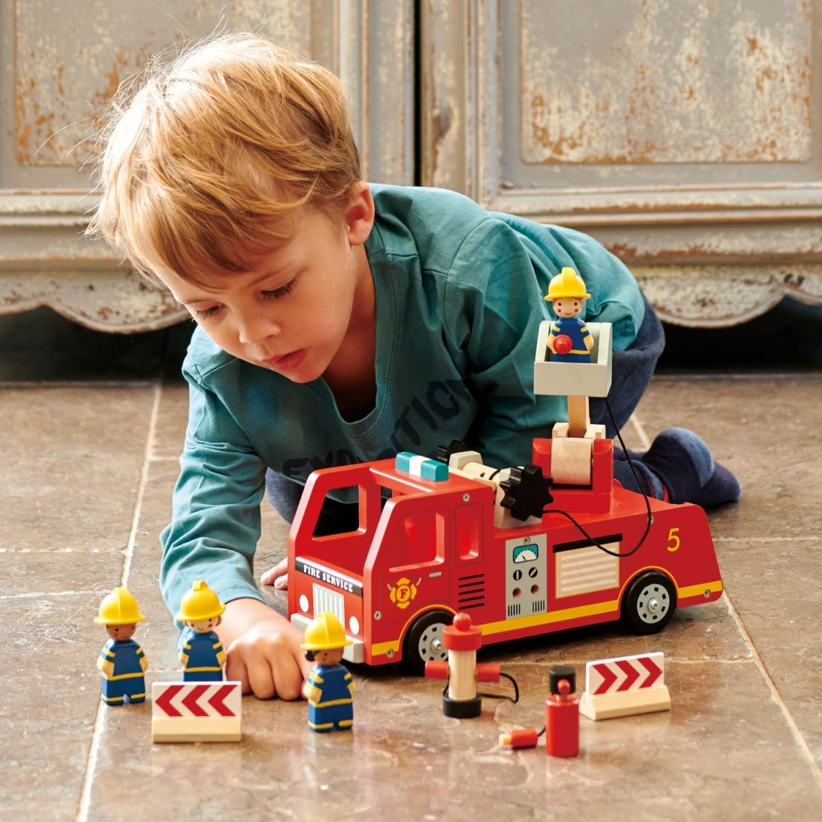 Wooden Fire Truck