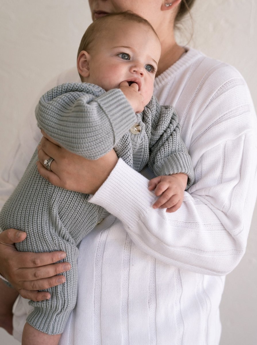 Fog Chunky Knit Playsuit