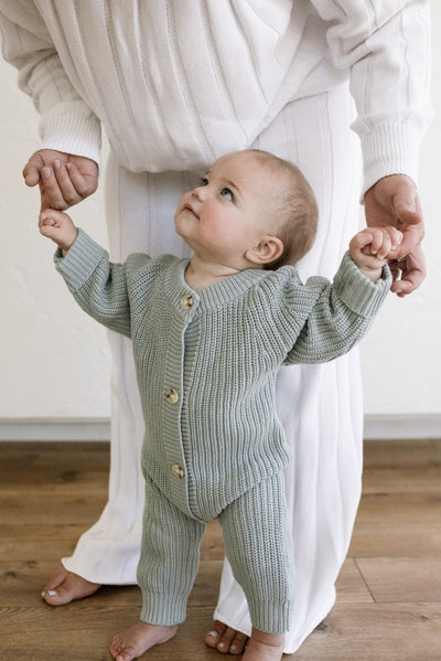 Fog Chunky Knit Playsuit