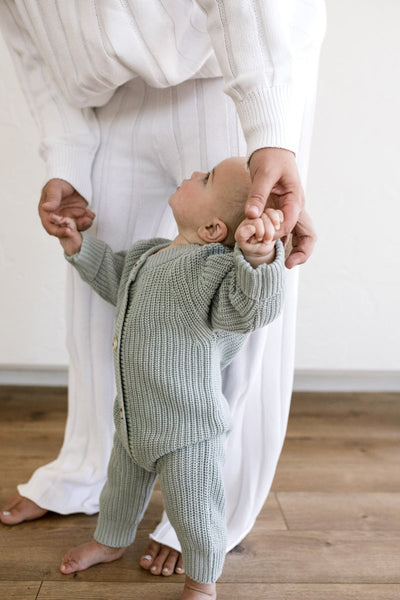 Fog Chunky Knit Playsuit