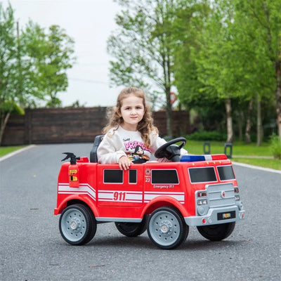 Freddo 12V Fire Truck 1 Seater Ride on