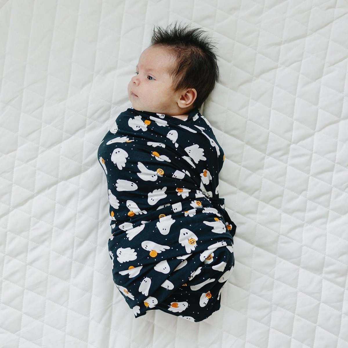 Ghosts Bamboo Stretch Swaddle