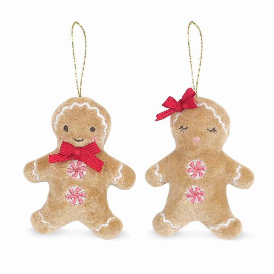 Gingerbread Couple Ornaments