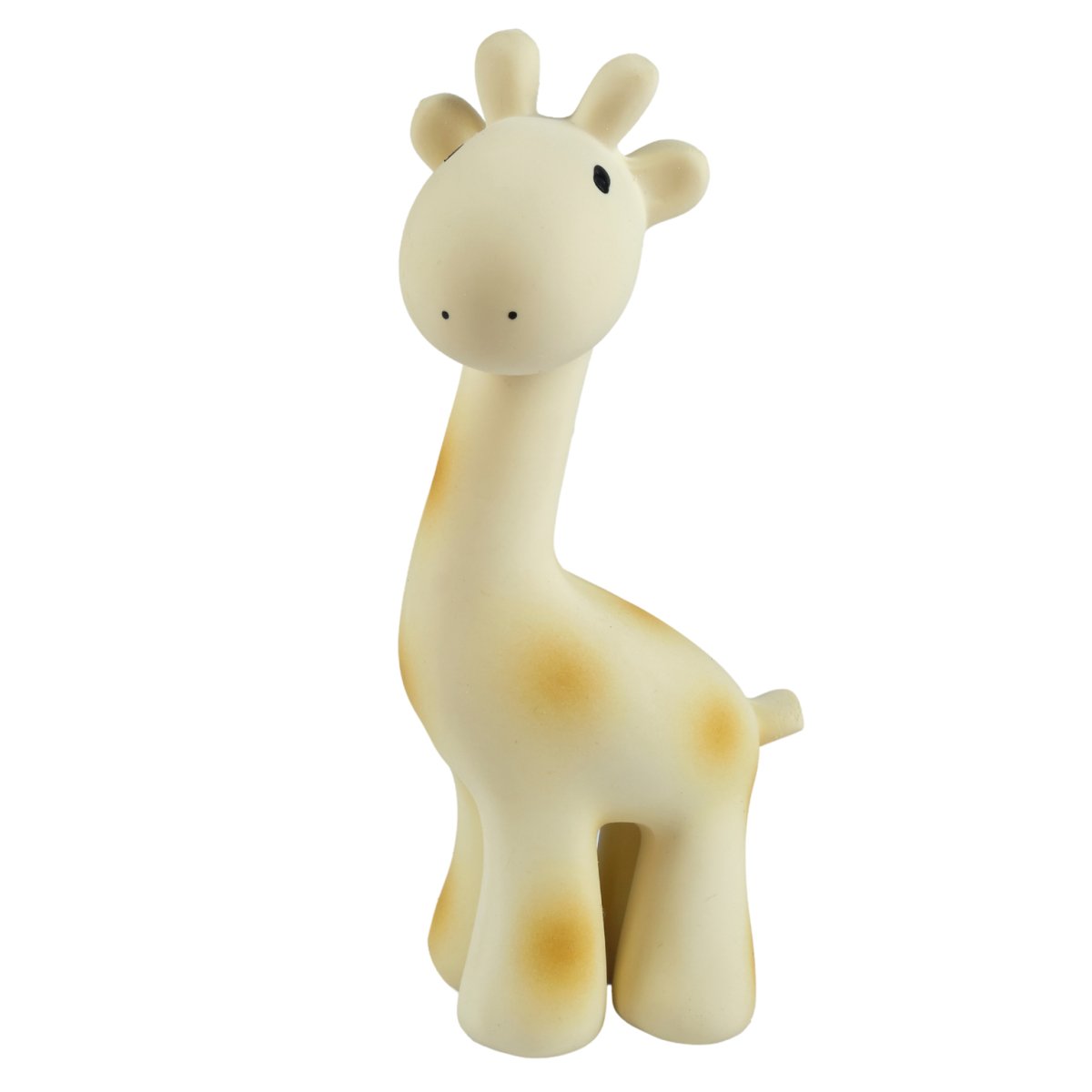 Giraffe Natural Organic Rubber Teether, Rattle & Bath Toy