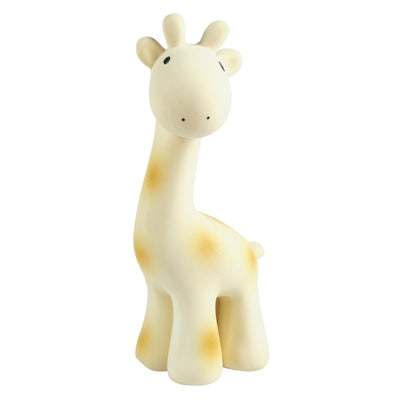 Giraffe Natural Organic Rubber Teether, Rattle & Bath Toy