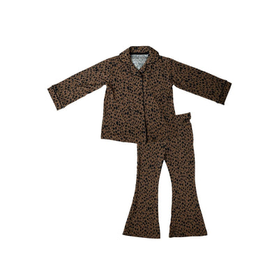 Girl's Flare Set - Cheetah