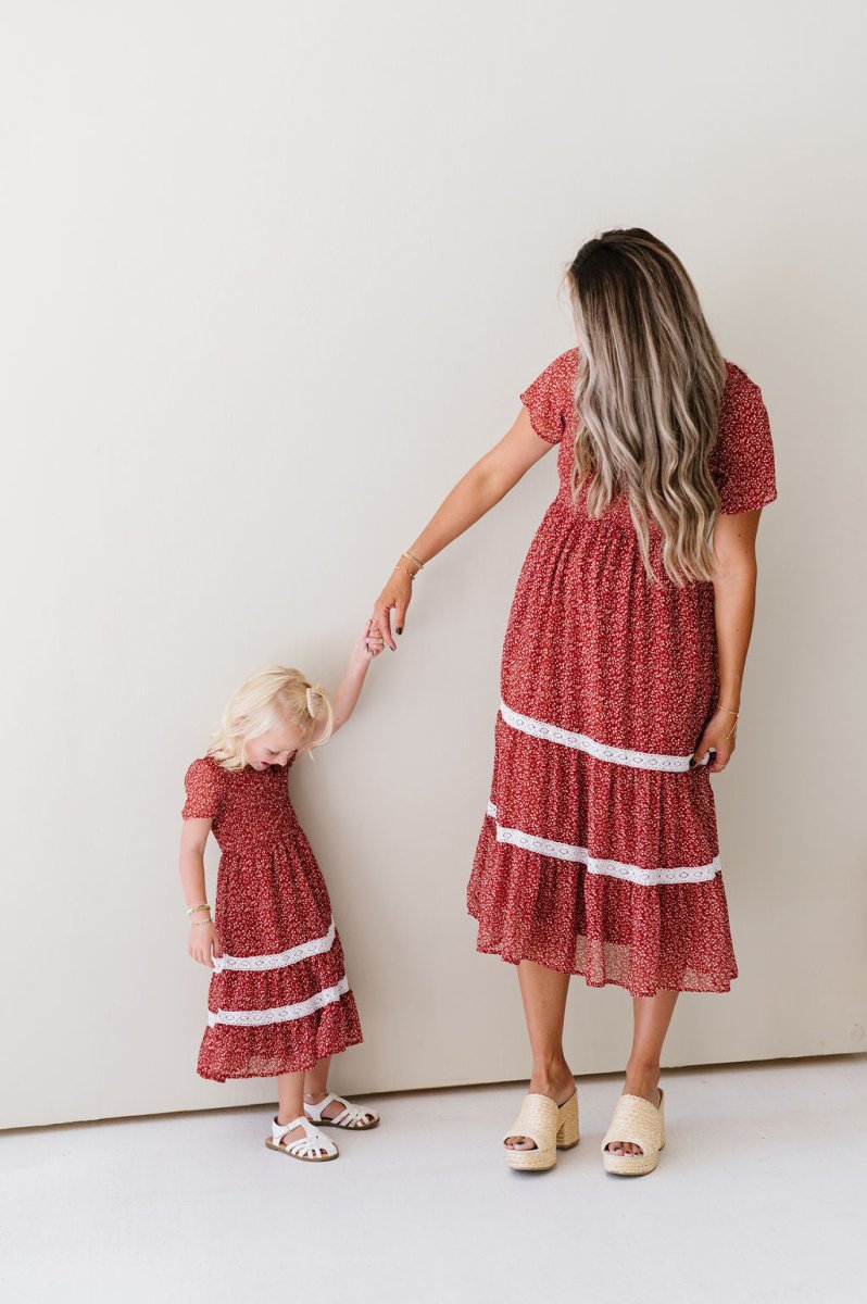 Isla Dress in Red - Kids