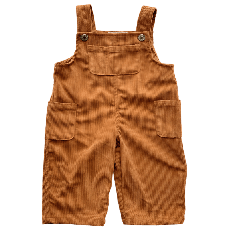 Liam Corduroy Overalls - Caramel