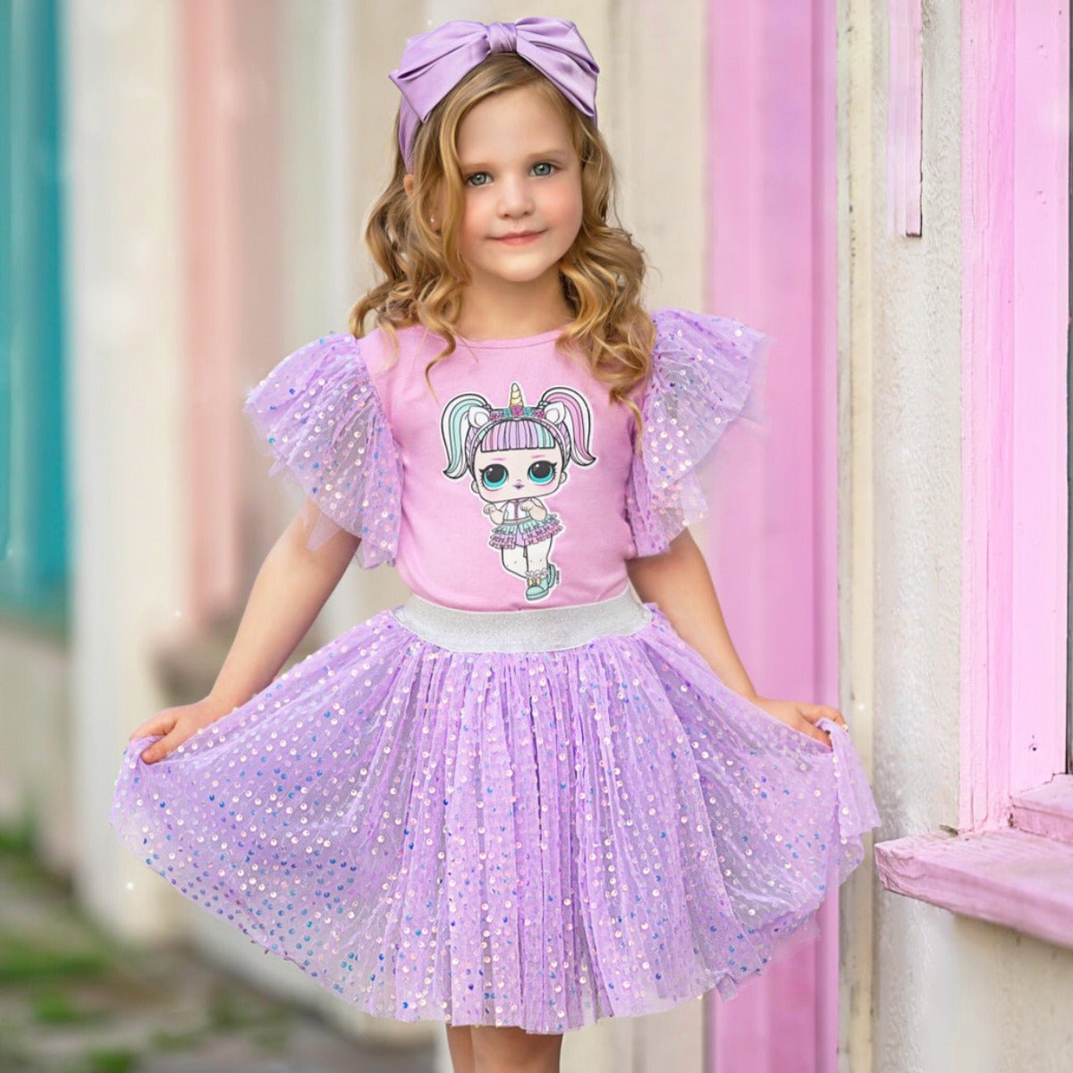 L.O.L. SURPRISE! Unicorn Shimmer Tulle Skirt Set