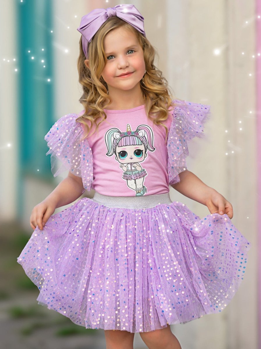 L.O.L. SURPRISE! Unicorn Shimmer Tulle Skirt Set