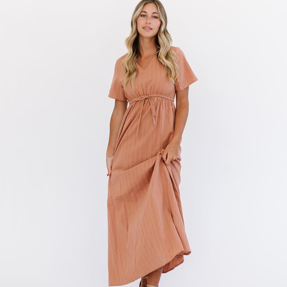 Lula Dress in Camel