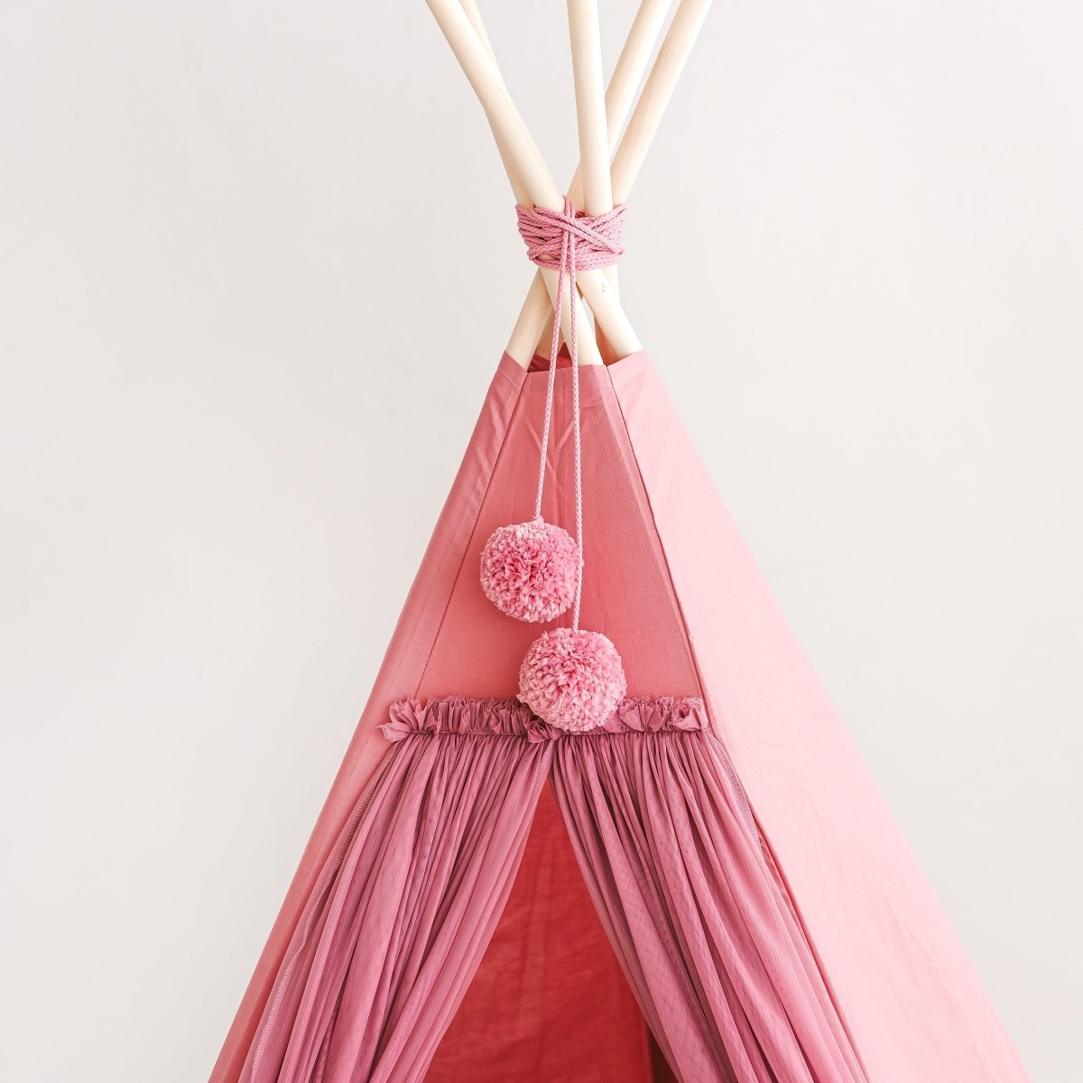 MINICAMP Fairy Kids Play Tent With Tulle in Rose