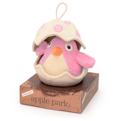 Apple Park Musical Baby Bird Pull Toy - Pink